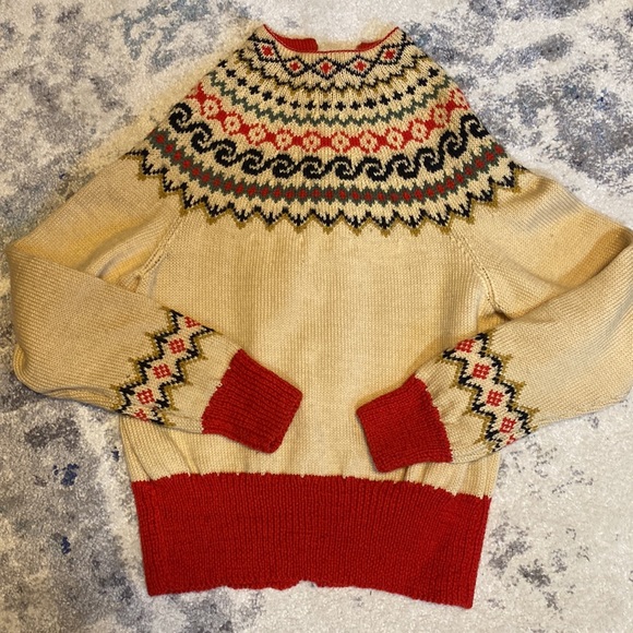 Handmade wool vintage sweater - Picture 5 of 8
